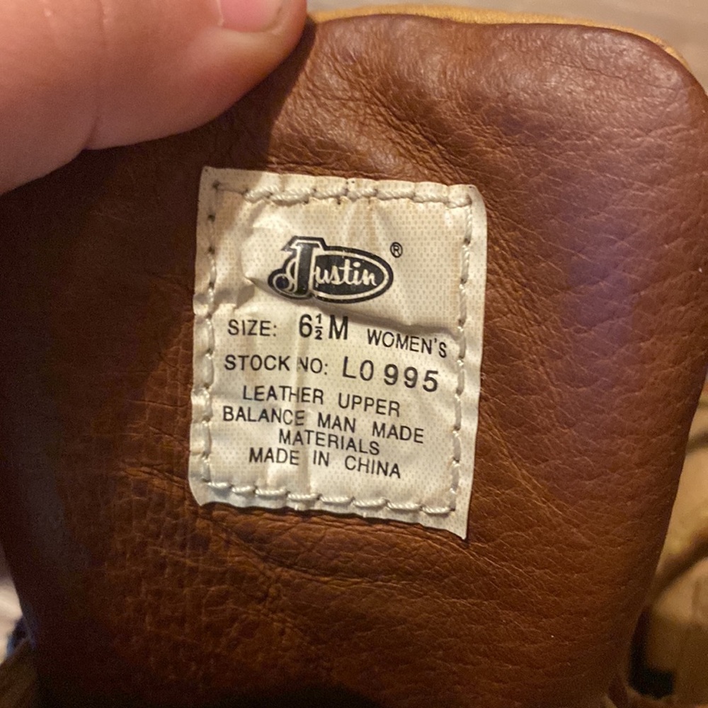 Justin boots in great condition - Picture 3 of 4